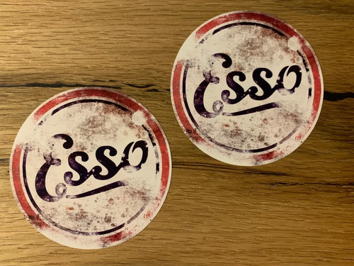Esso aufkleber stp vintage - esso,