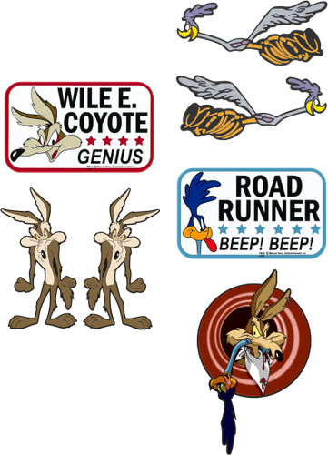 Road runner aufkleber - 7x,