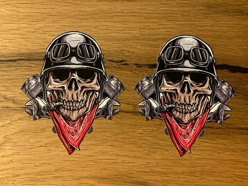Skull aufkleber motorrad - skull,