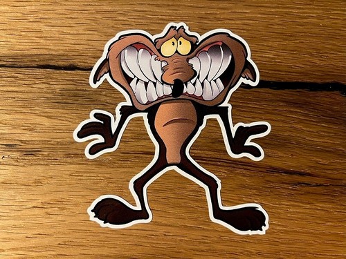 Coyote road runner aufkleber - road,