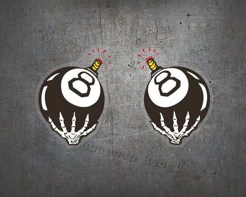 Stück ball bomb - 8, aufkleber