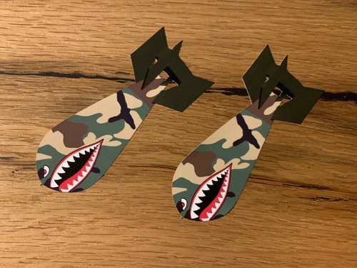 Bombe aufkleber army - 2x,