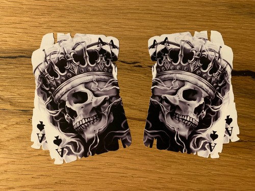 Ass skull aufkleber king - skull,