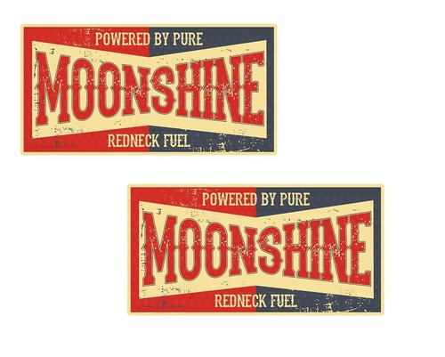 Moonshine aufkleber sticker - moonshine,