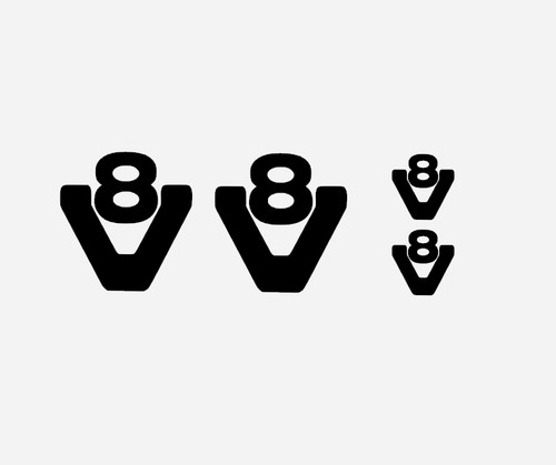 Aufkleber auto sticker - v8,
