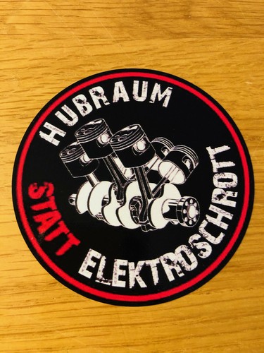 Hubraum statt elektroschrott - statt,