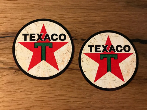Texaco aufkleber old school - 2x,