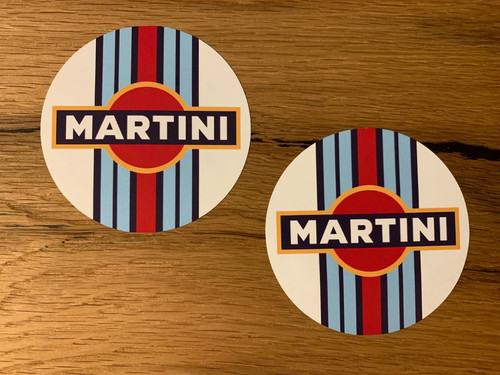 Martini rally aufkleber - 2x,