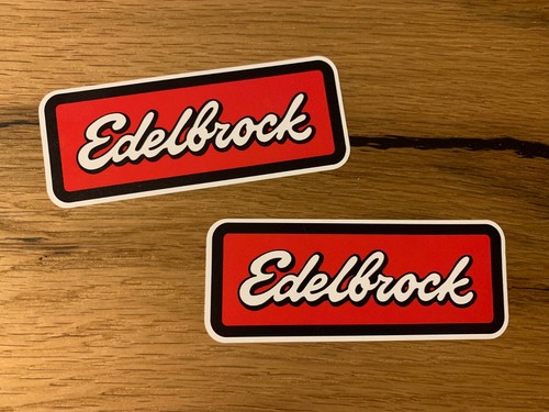Edelbrock aufkleber sticker - edelbrock,