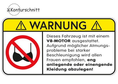 Warnung motor tuning auto - warnung,