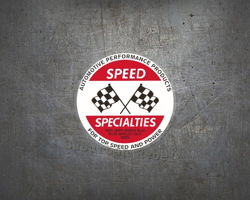 Speed specialties aufkleber - aufkleber,