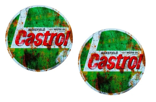 Vintage castrol aufkleber - vintage,