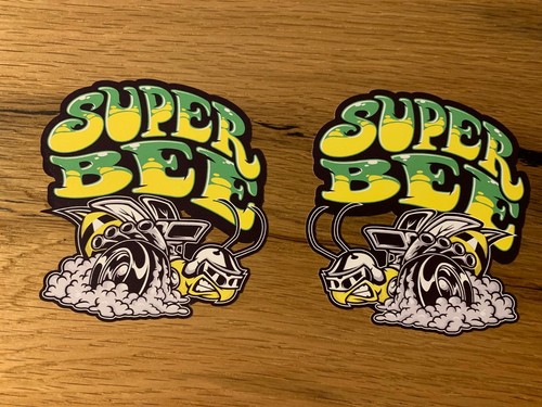 Super bee aufkleber sticker - 2x,