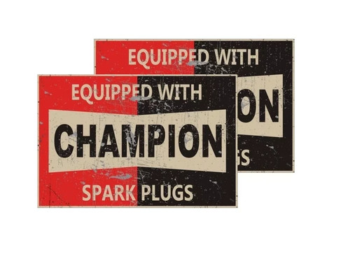 Champion vintage aufkleber - champion,