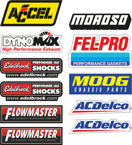 11x racing aufkleber - racing, usa